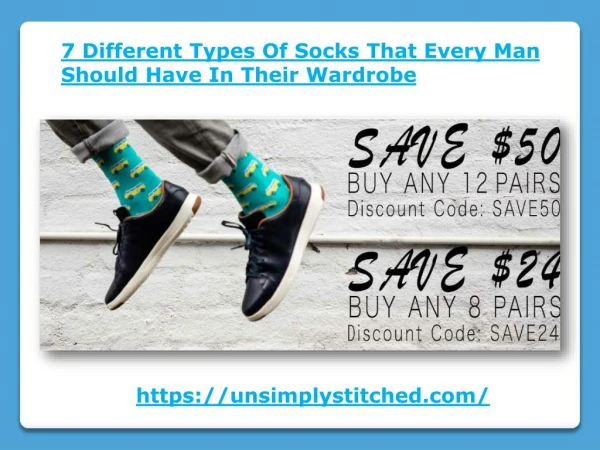 7 Different Types Of Socks