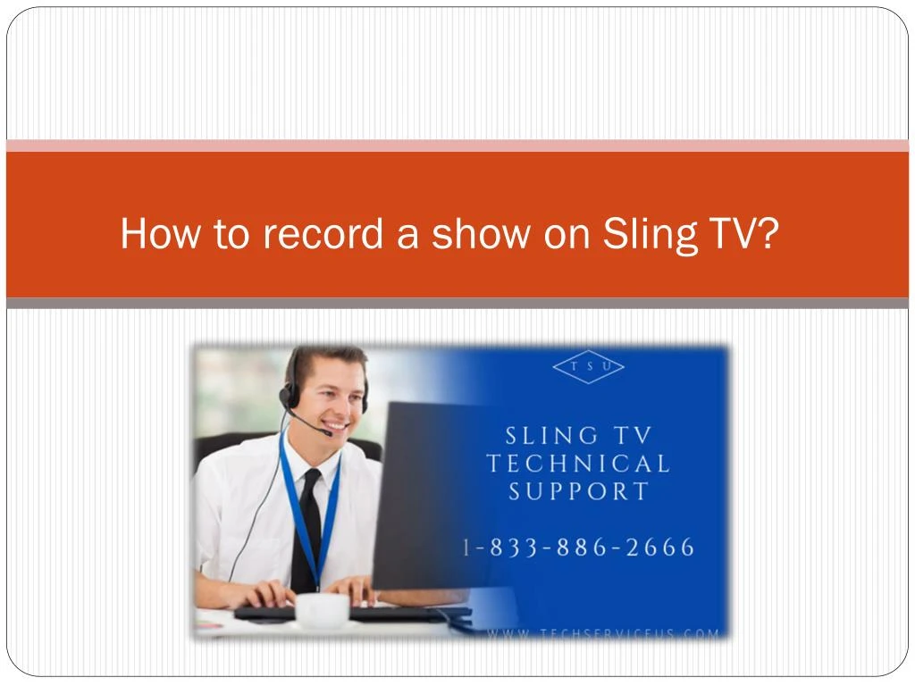 how to record a show on sling tv
