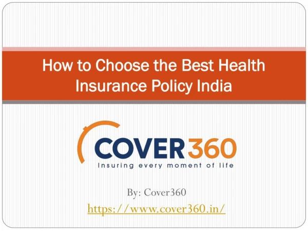Choose the Best Health Insurance Policy