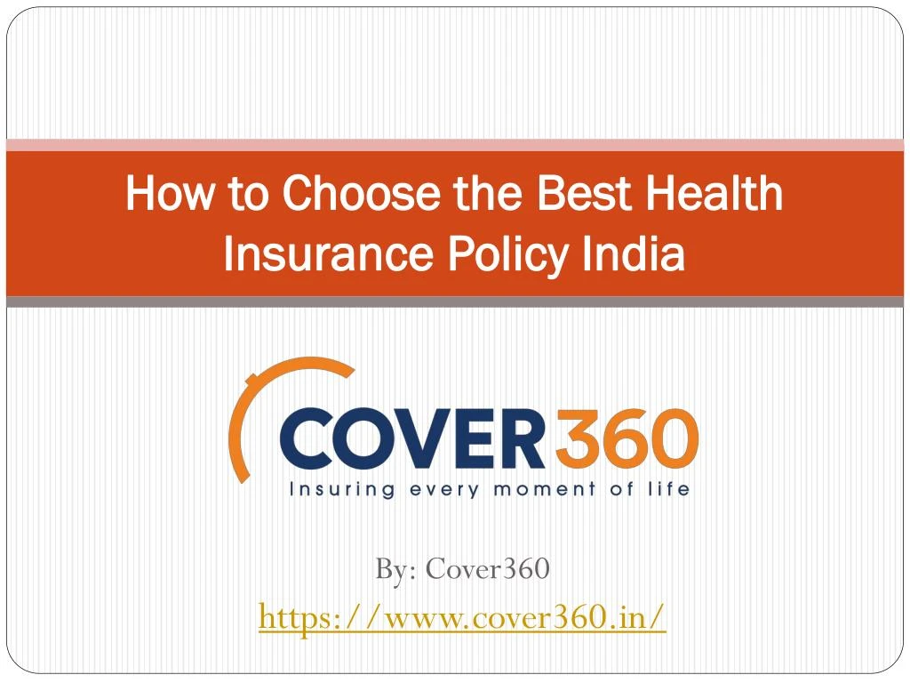 how to choose the best health insurance policy india