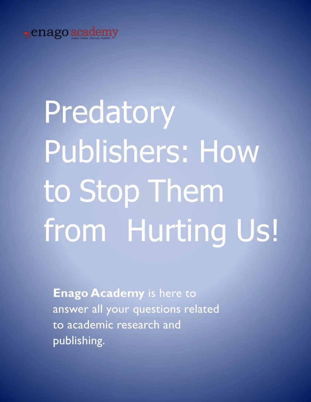 predatory publishers how to stop them from