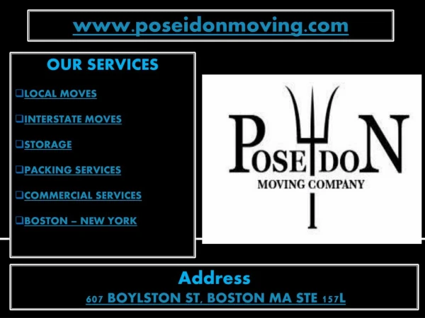 Get Express Professional Moving Services from New York to Boston