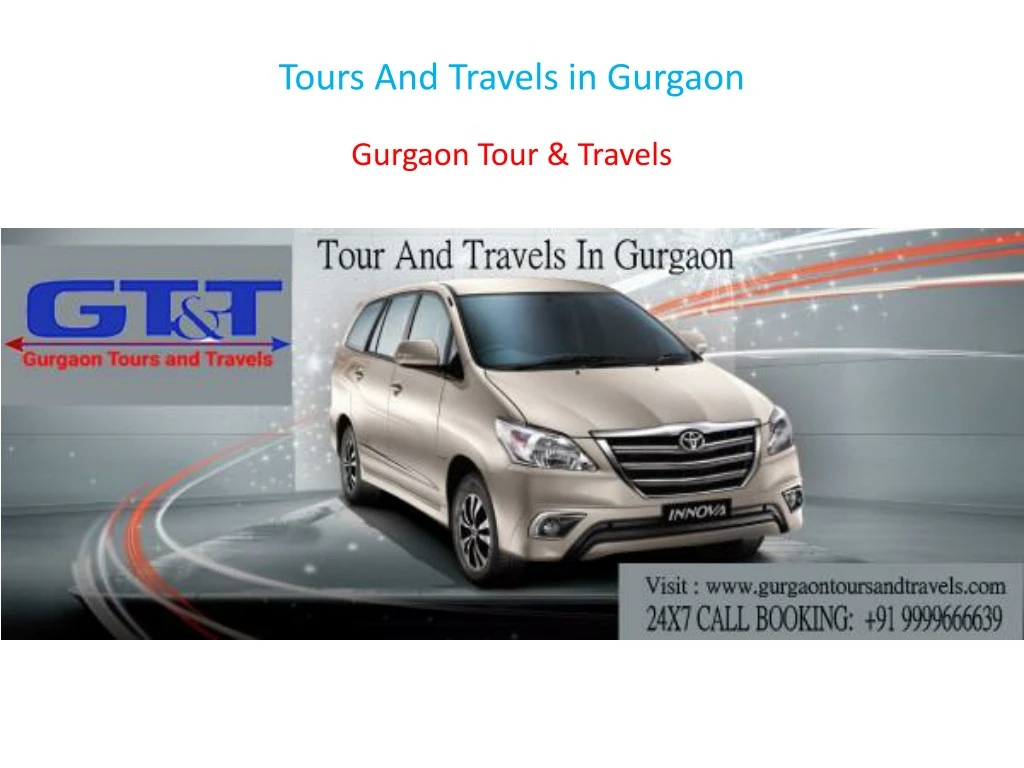 tours and travels in gurgaon