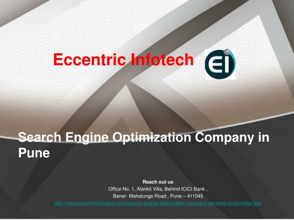 Search Engine Optimization Company in Pune, India - Eccentric Infotech