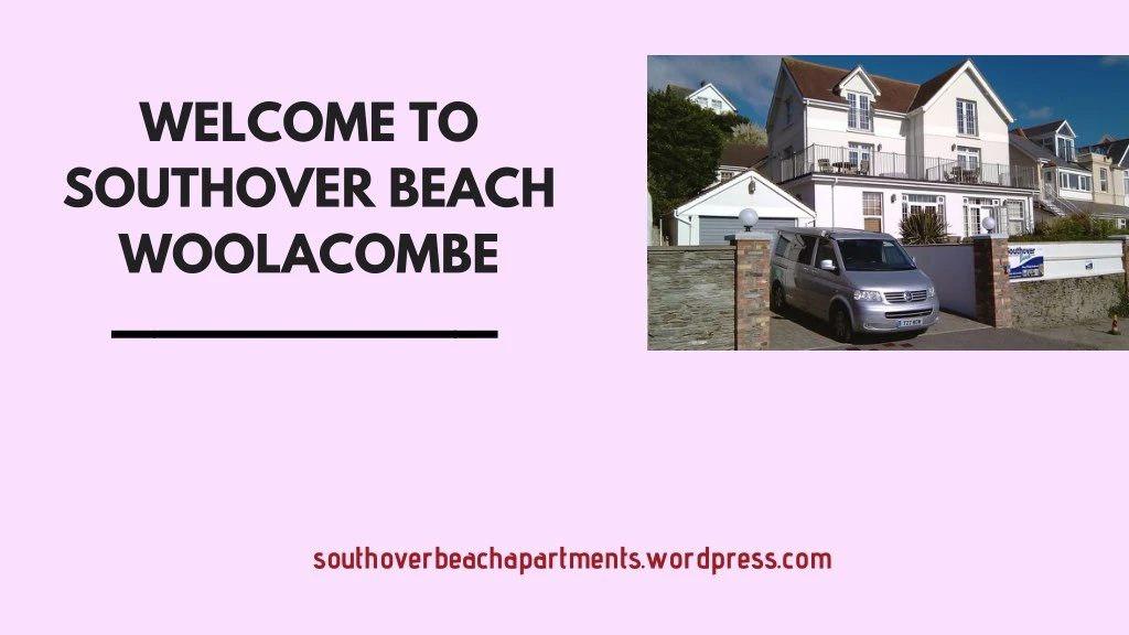 welcome to southover beach woolacombe