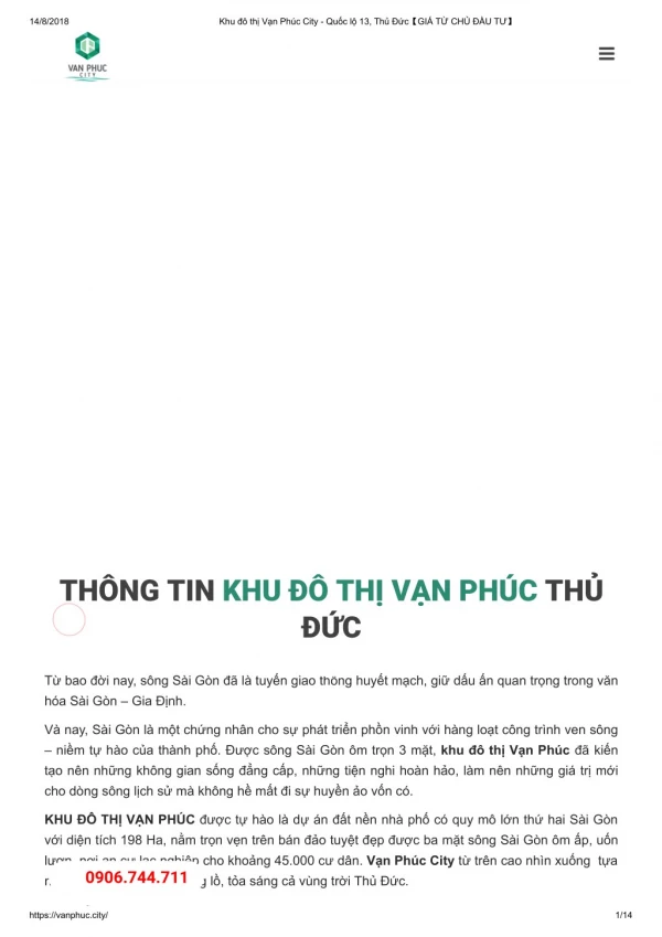 khu Ä‘Ã´ thá»‹ váº¡n phÃºc CITY