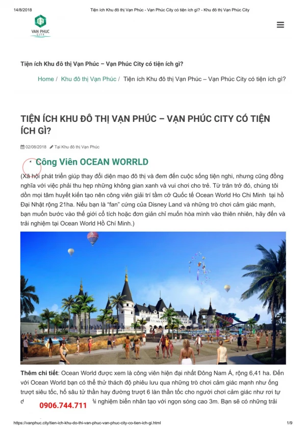 Tien ich khu do thi van phuc