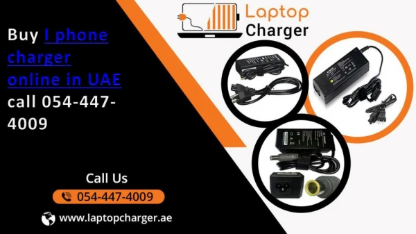 Buy I phone charger online in UAE call 054-447-4009
