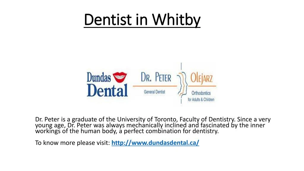 dentist in whitby