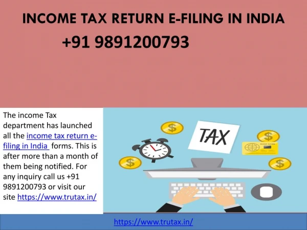 Is it compulsory to file ITR filing? 91 9891200793