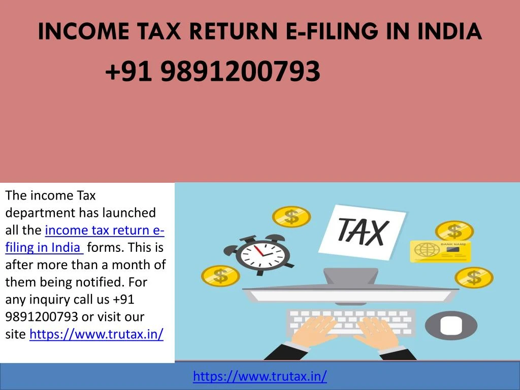 income tax return e filing in india