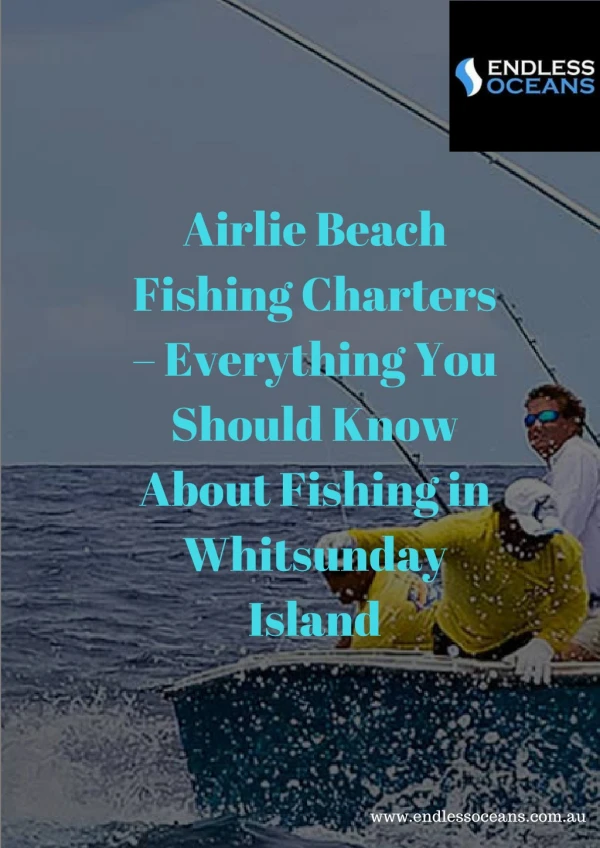 Airlie Beach Fishing Charters – Everything You Should Know About Fishing in Whitsunday Island