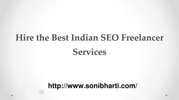 Best Indian SEO Freelancer