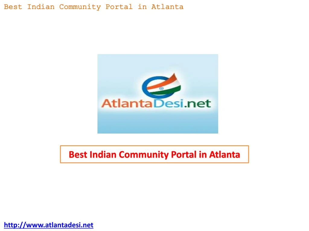 best indian community portal in atlanta