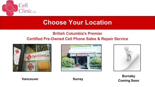 Sell Your Used Cell Phone for Cash in Vancouver | Cell Clinic