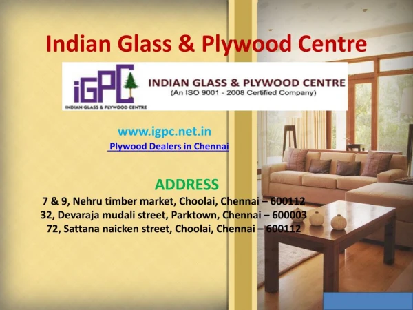 Plywood Dealers In Chennai