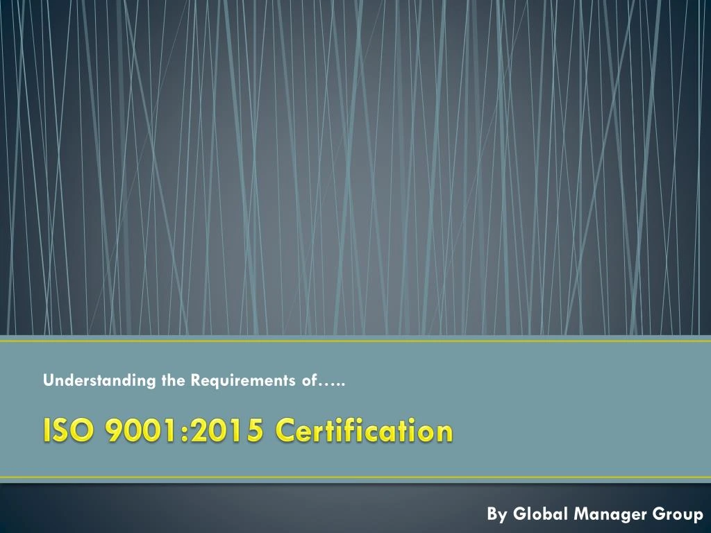 Ppt Ppt Presentation On Iso 9001 Requirements Powerpoint Presentation