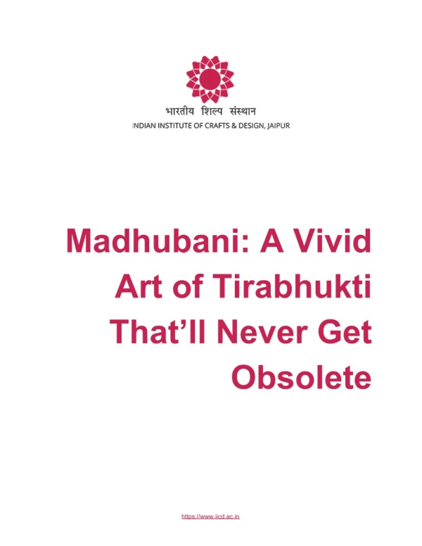 Madhubani: A Vivid Art of Tirabhukti Thatâ€™ll Never Get Obsolete
