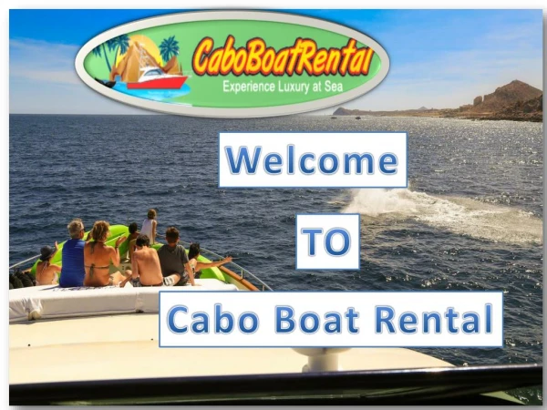 Boats for rent in Los Cabos