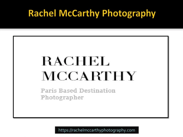 Rachel McCarthy Photography