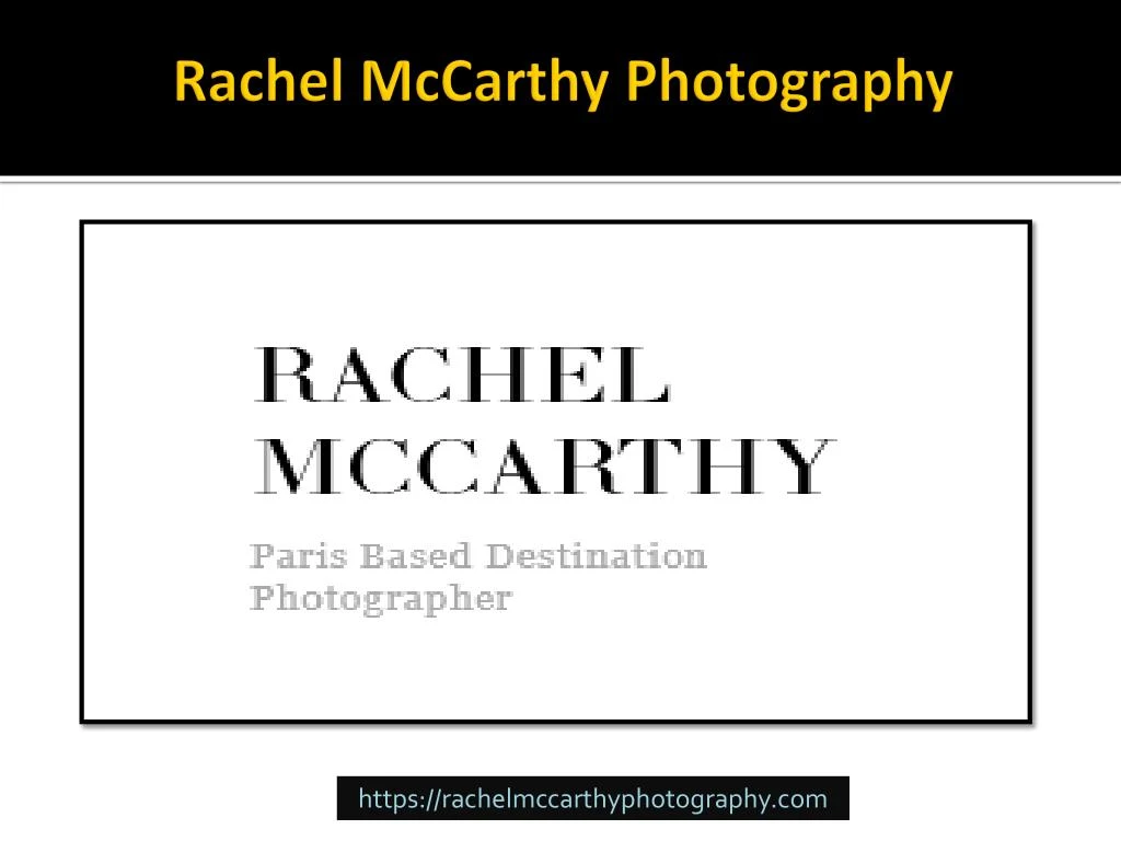 rachel mccarthy photography