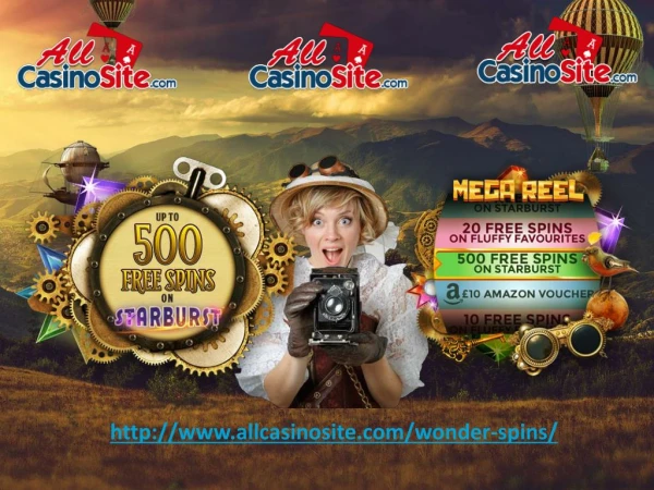 Wonder Spins Casino | Win up to 500 Free Spins on Starburst - Best UK Slots Casino Site