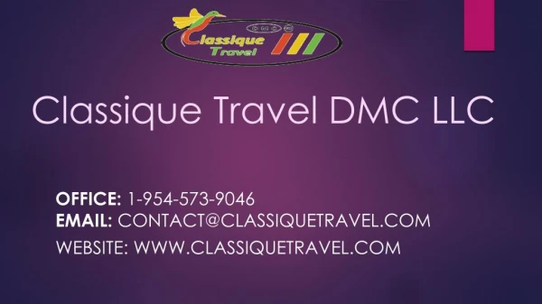 Classique Travel DMC LLC - Destination Management