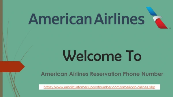 Call American Airlines Reservation Phone Number