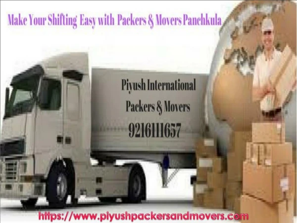 Best Movers Packers in Panchkula |Piyush International Packers And Movers