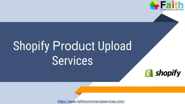Shopify Product Data Entry Services in India