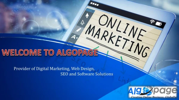 Welcome To Algopage - Effective and Enthusiastic Solutions for Website