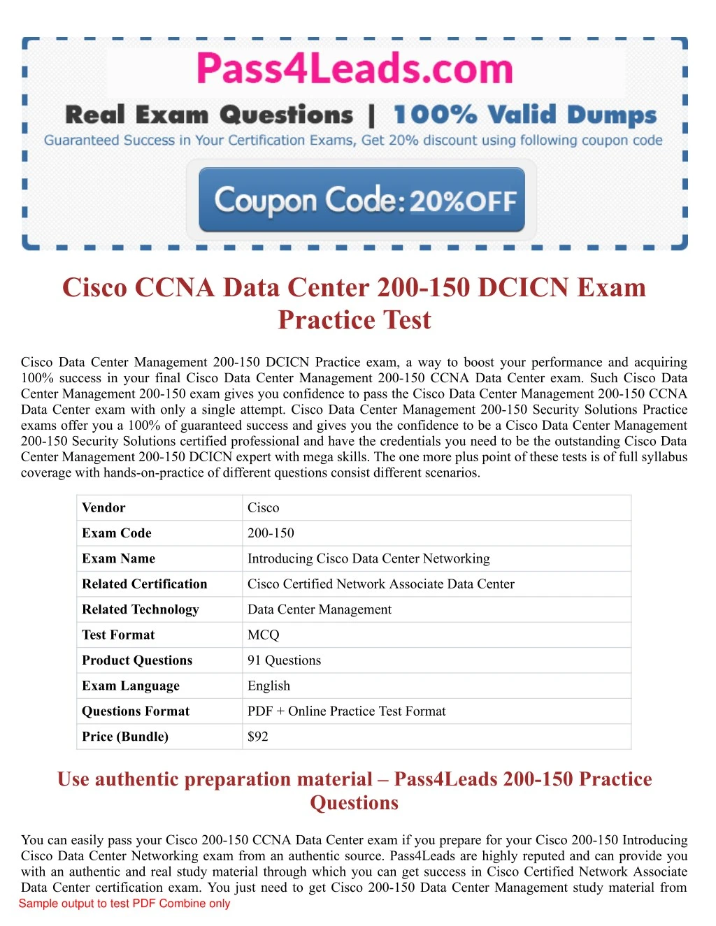 cisco ccna data center 200 150 dcicn exam