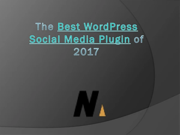 Best WordPress Social Media Plugin