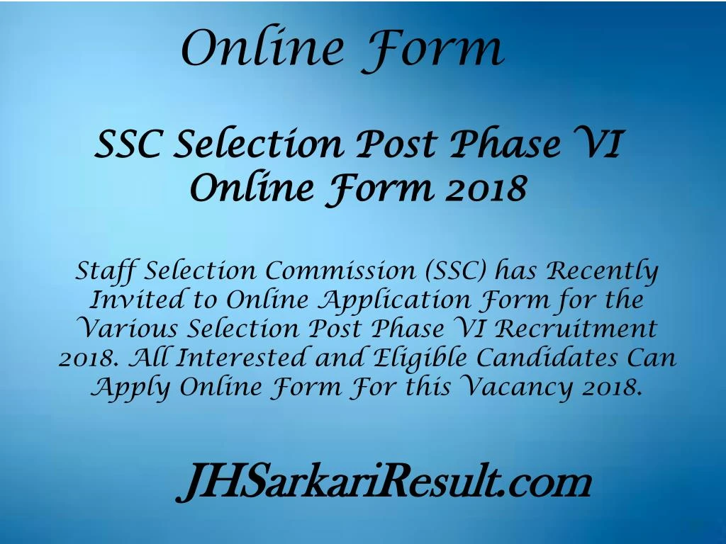 online form