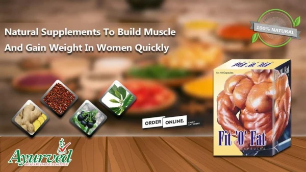 Natural Supplements to Build Muscle and Gain Weight in Women Quickly