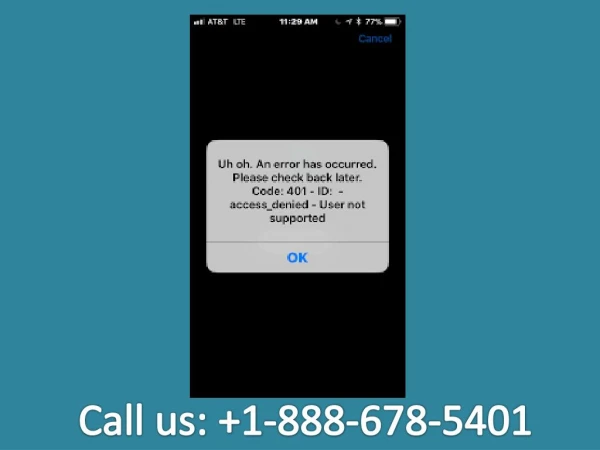 call us 1 888 678 5401