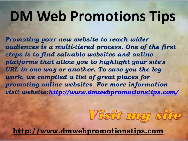 promoting your new website to reach wider