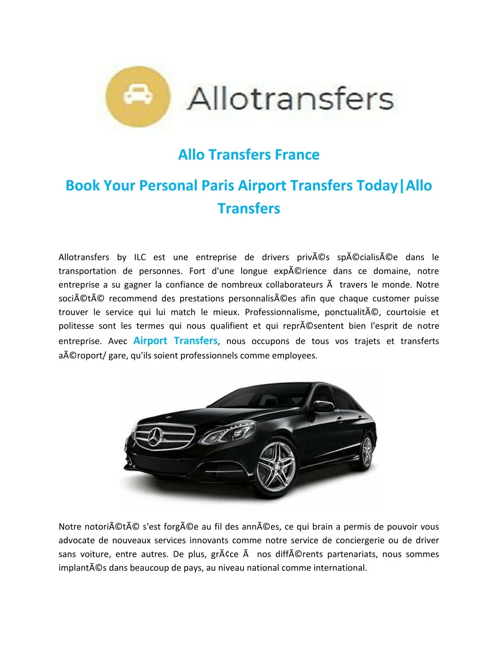 allo transfers france