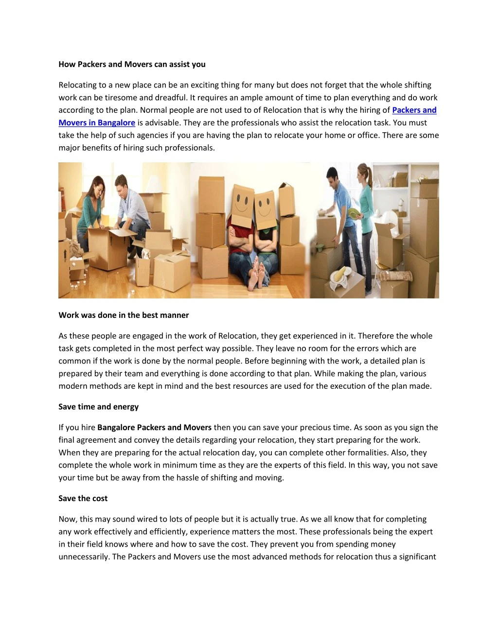 how packers and movers can assist you