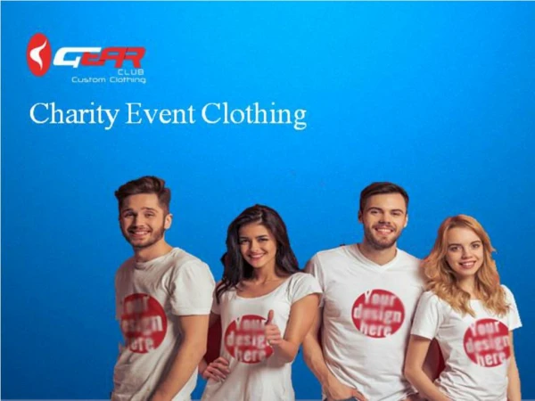 Charity Event Clothing on Sale