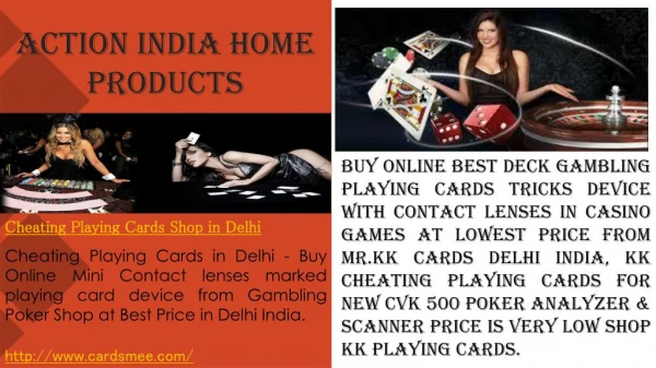 Cheating Playing Cards Shop in Delhi
