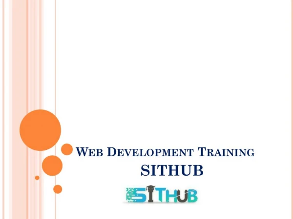 Web Development Training