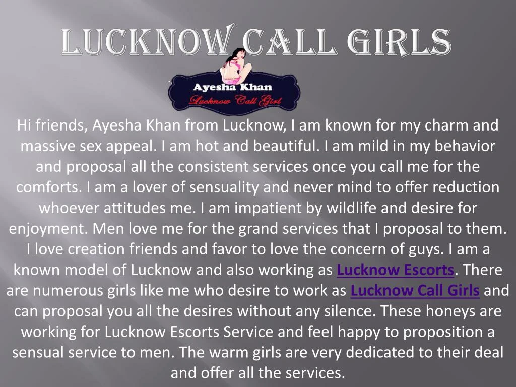 lucknow call girls
