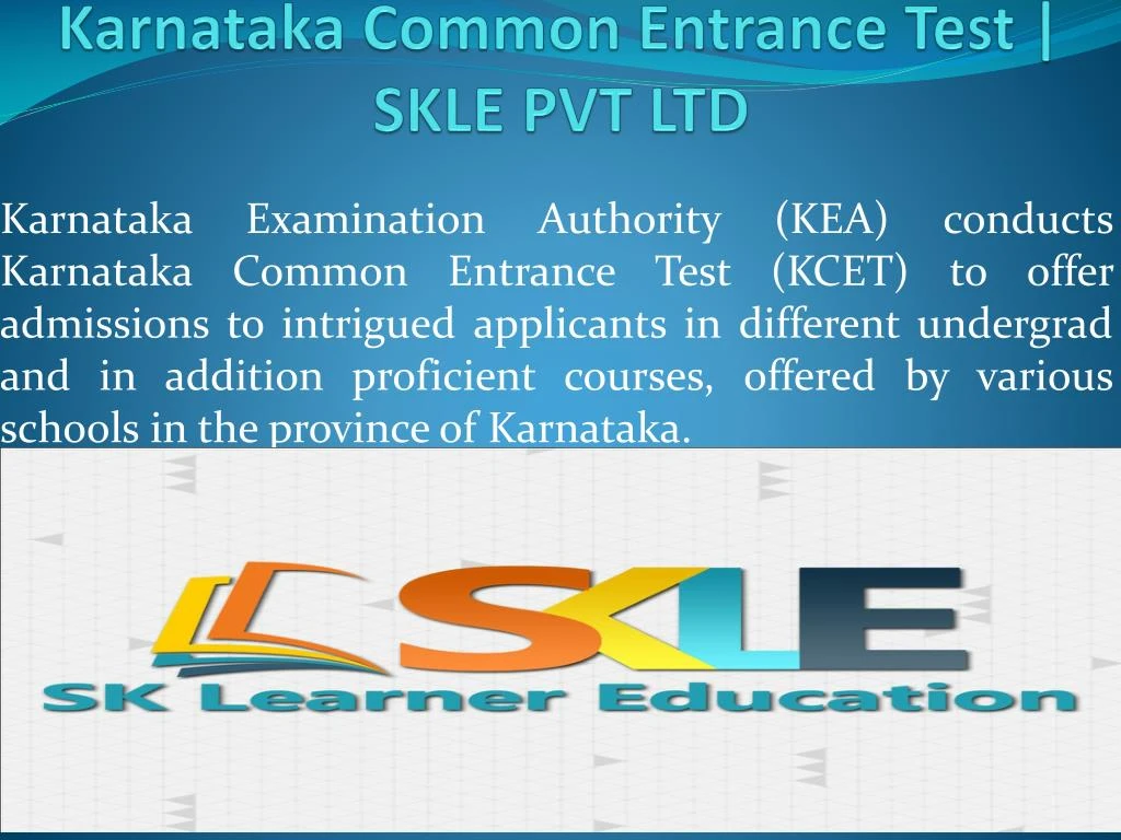 karnataka common entrance test skle pvt ltd