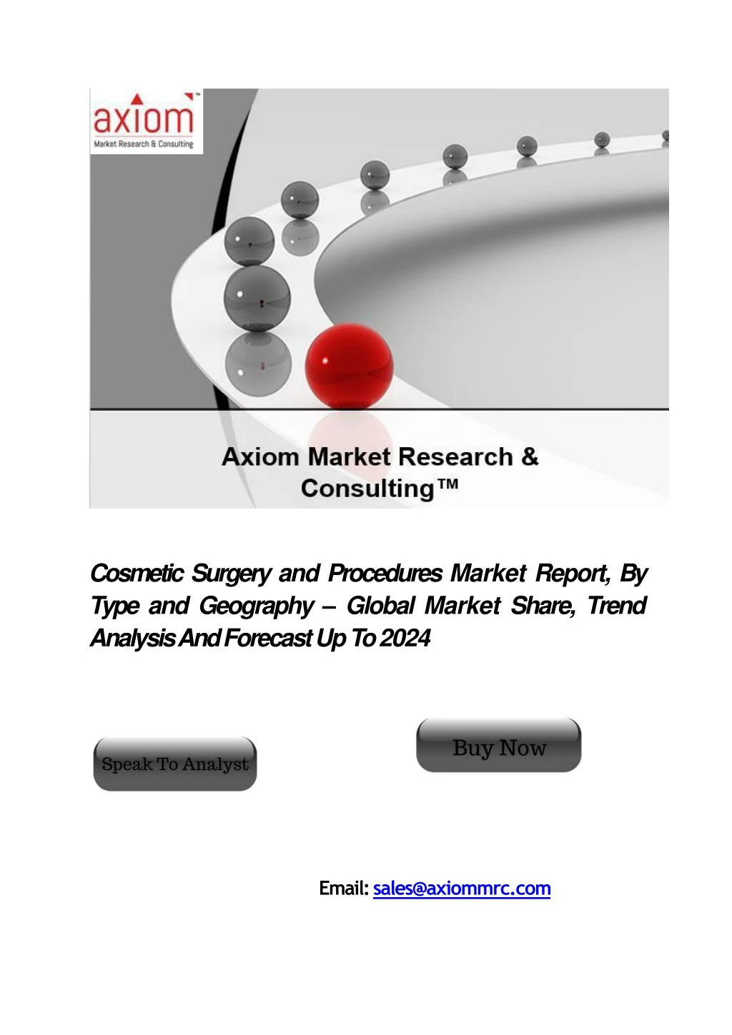 cosmetic surgery and procedures market report