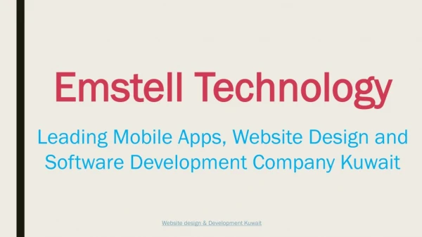 Website development, Software development,Mobile Apps development in Kuwait