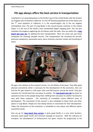 Long Beach Taxi Cab - slide 1