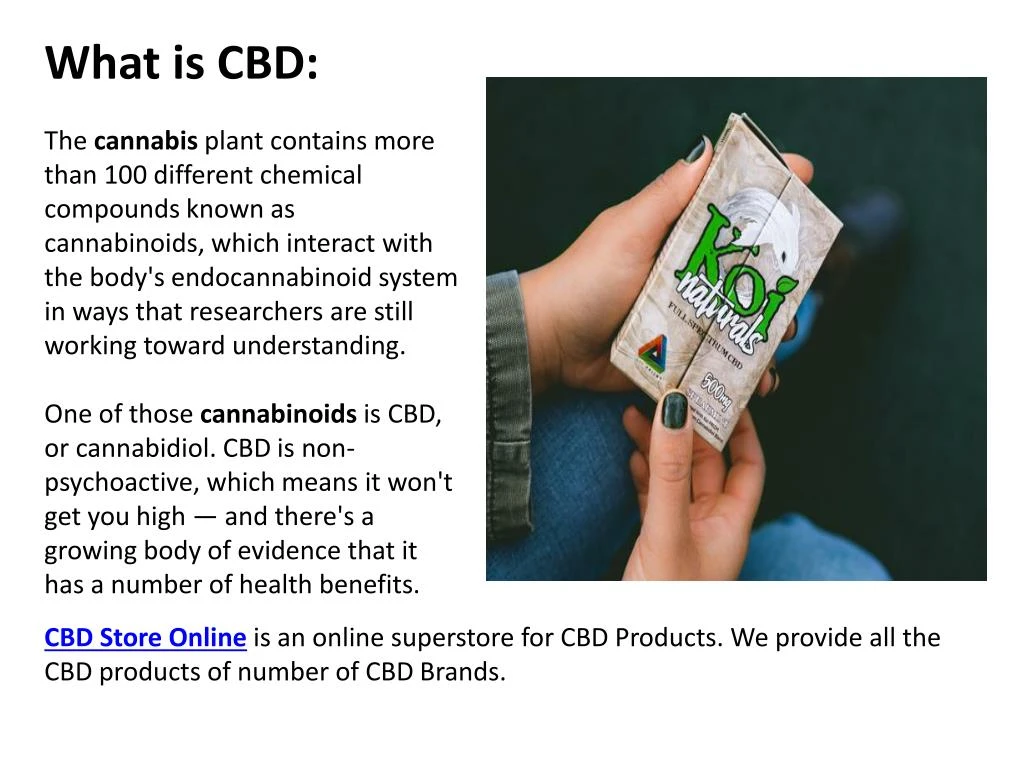 what is cbd the cannabis plant contains more than