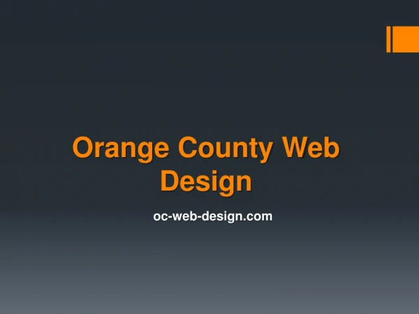 Orange County Web Design - oc-web-design.com