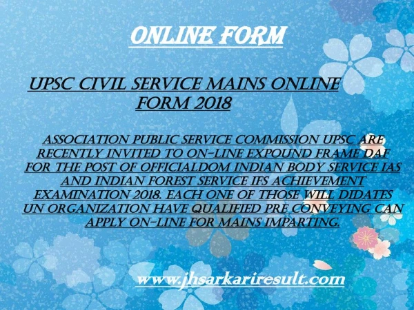 online form
